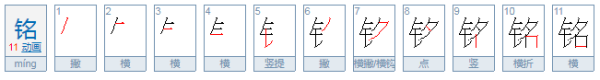 铭字的寓意和解释,梓铭名字的含义是什么图1