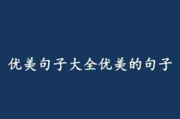 优美句子短句十个字,精美文句摘抄0字左右