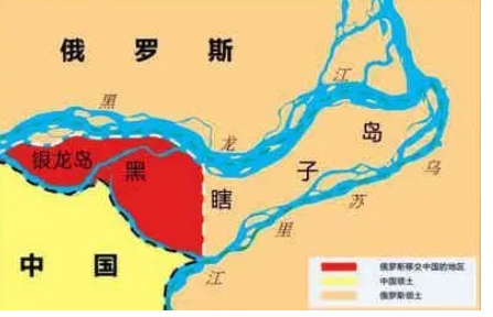 黑瞎子岛在黑龙江什么位置,黑瞎子岛是中国和哪国的边界图2