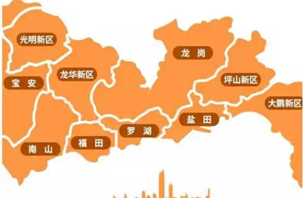 深圳区有哪些区,深圳区有哪些区排名图3