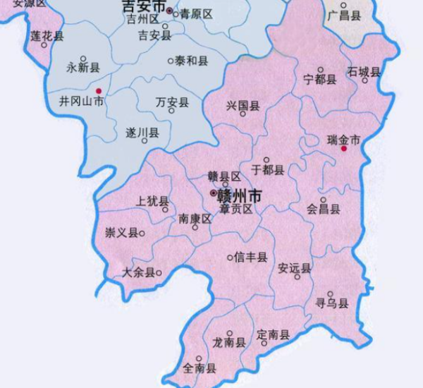 赣州市有多少个县市区,赣州市下辖几个区县