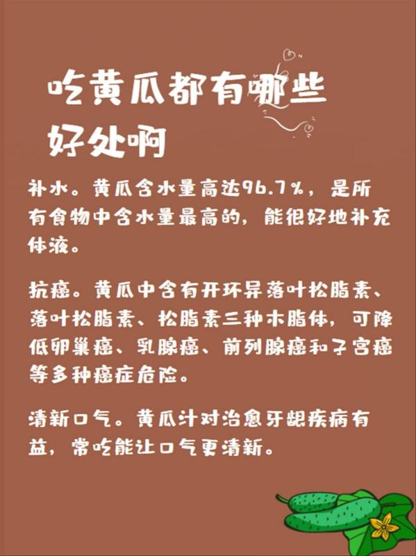 吃黄瓜有什么作用,常吃黄瓜有什么好处图3