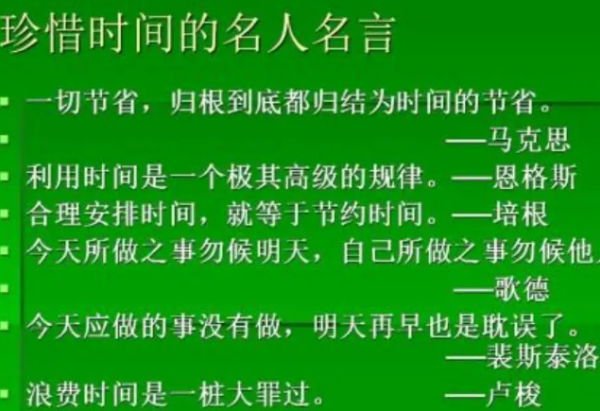 关于惜时的名言或格言,珍惜时间的名言警句或诗句有哪些图4