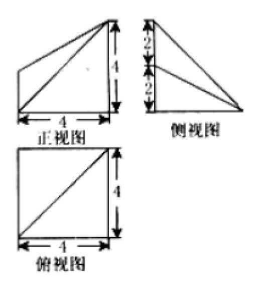 三视图怎么还原几何体,大学三视图还原立体图技巧图5