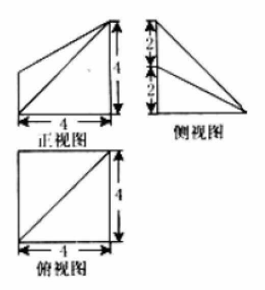 三视图怎么还原几何体,大学三视图还原立体图技巧图6