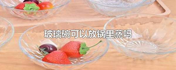 玻璃碗可以隔水蒸,玻璃饭合蒸汽笼里蒸一个半小时不会破裂图2