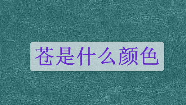 日暮苍山远的苍是什么颜色,日暮苍山远的苍字是什么意思图3