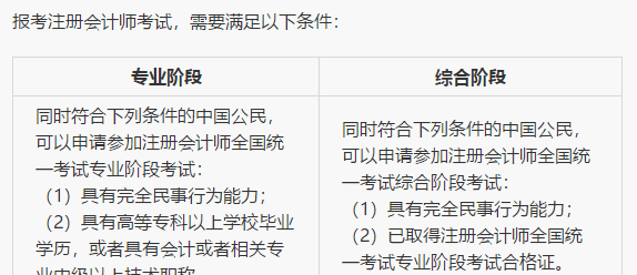 在校大学生能报考注册会计师,注册会计师报考在校大学生能考图4