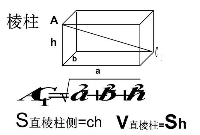 直棱柱侧面和底面垂直,直棱柱侧棱与底面垂直图4