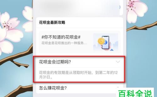 花呗金有效期多久,什么是花呗金有什么用图1