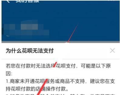 该用户不支持花呗支付是什么意思,什么是花呗当前不支持花呗交易图4