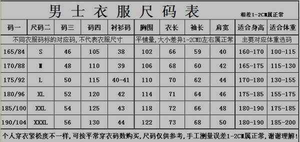 70衣服是什么码,衣服70是多大码图1