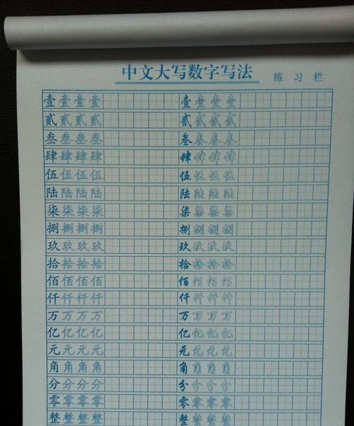 银行大写数字,银行数字大写规范