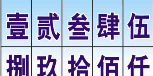 银行大写数字,银行数字大写规范图4