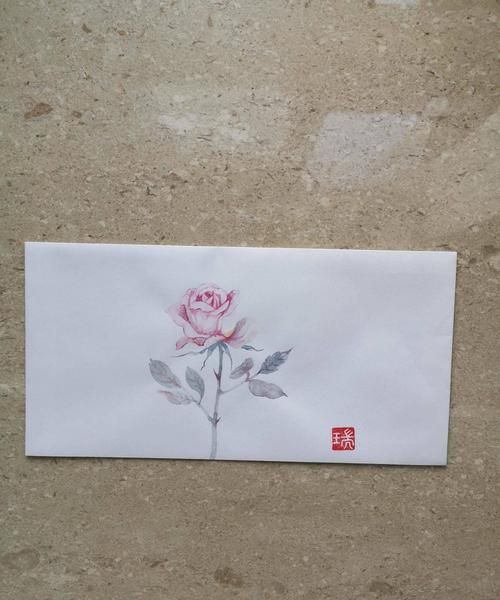 信封上可以画画,在信封上画什么好看图5