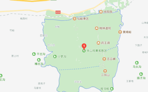 西岳华山在哪个省,西岳华山在哪里图4