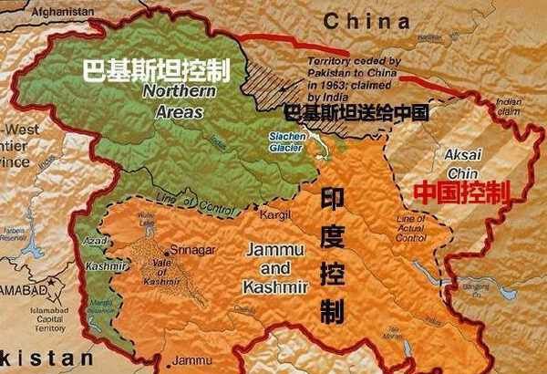 克什米尔地区有中国土地,克什米尔是中国领土图2