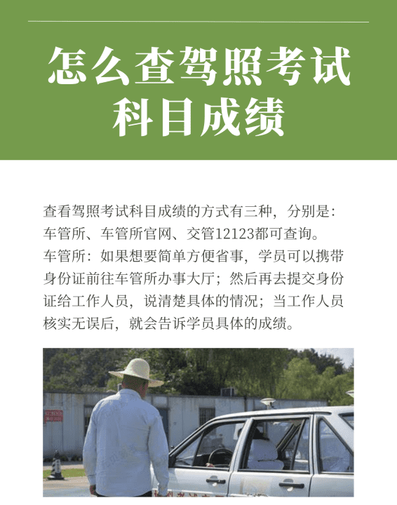 怎么查驾照科目分数,在哪查驾照考试分数手机图8