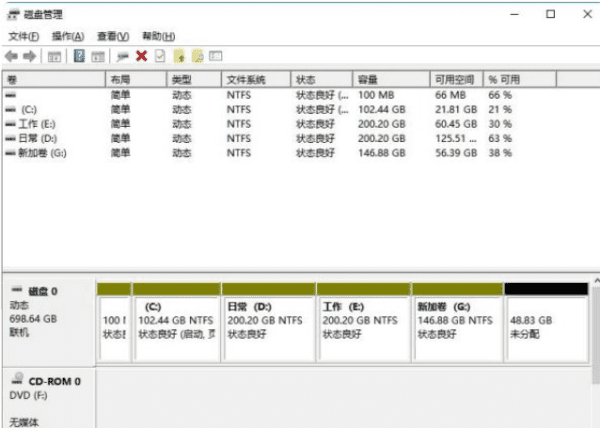 笔记本电脑怎么分盘,笔记本如何分盘win图5