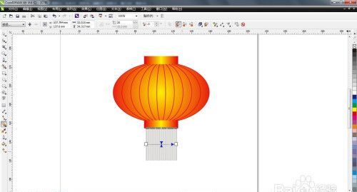 用cdr怎么样制作灯笼,元宵灯笼图2