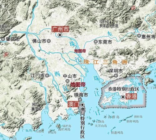 珠江三角洲在哪个省,珠三角是指哪几个省图2