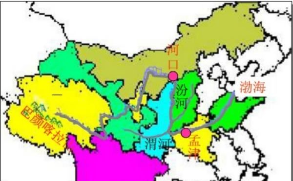 黄河中上游有哪些省,黄河流经哪几个省份顺序图2