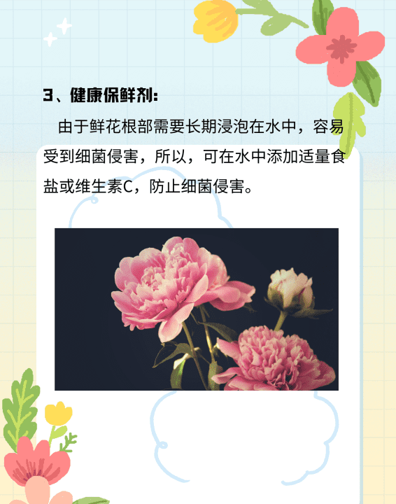 鲜花保鲜剂 配方,怎么能让鲜花保鲜时间长图4