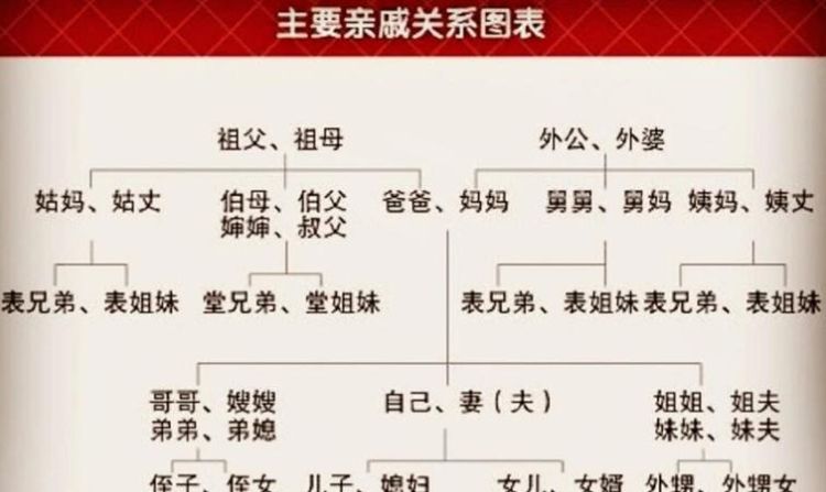 表和堂哥怎么区分,怎么区分堂哥和表哥的关系图1