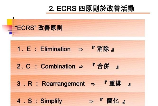 什么叫ECRS原则,精益生产四大原则ECRS图5