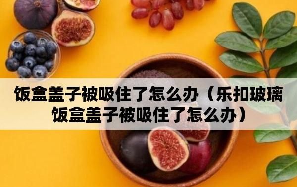 饭盒盖子被吸住了怎么办,保温饭盒打不开了 被热水吸住了怎么办图1