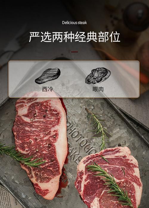 整切牛排是拼接牛肉,大整切牛排是合成的