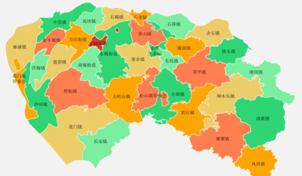 东莞市有多少个镇,东莞市有多少个镇和区地图