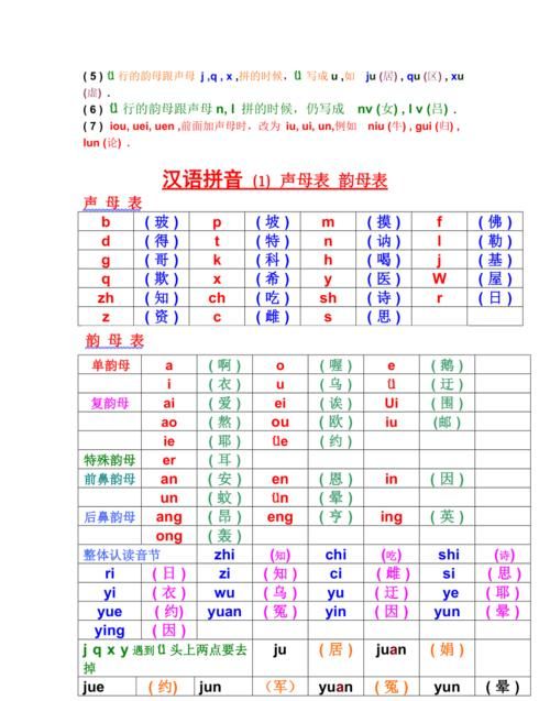 声母是什么 声母专业解释,小学语文拼音24个声母韵母的读法图2