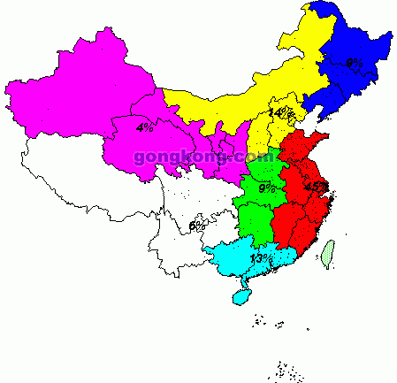 华东地区主要包括哪几个省,华东区域都是哪几个省图3