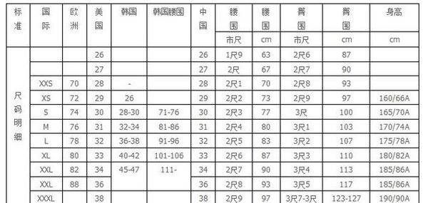 女裤xl是多大尺码,裤子五xl是多大尺寸图1