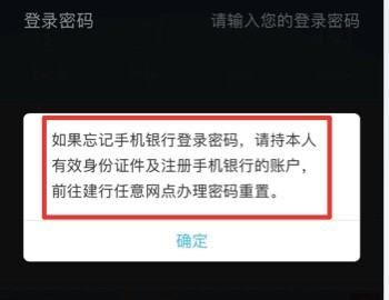 建设银行手机银行密码忘了怎么办,建行手机银行登录密码忘了怎么办行图17