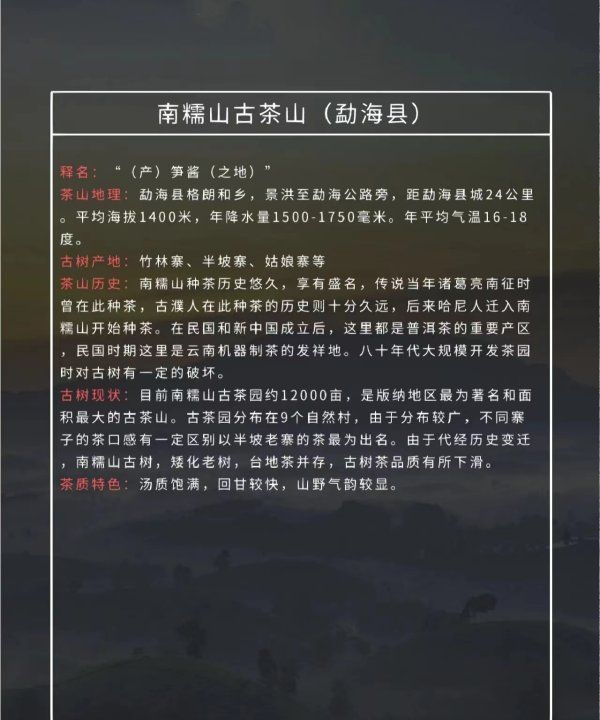 攸乐山出什么茶,勐库有什么好的普洱茶品牌图14