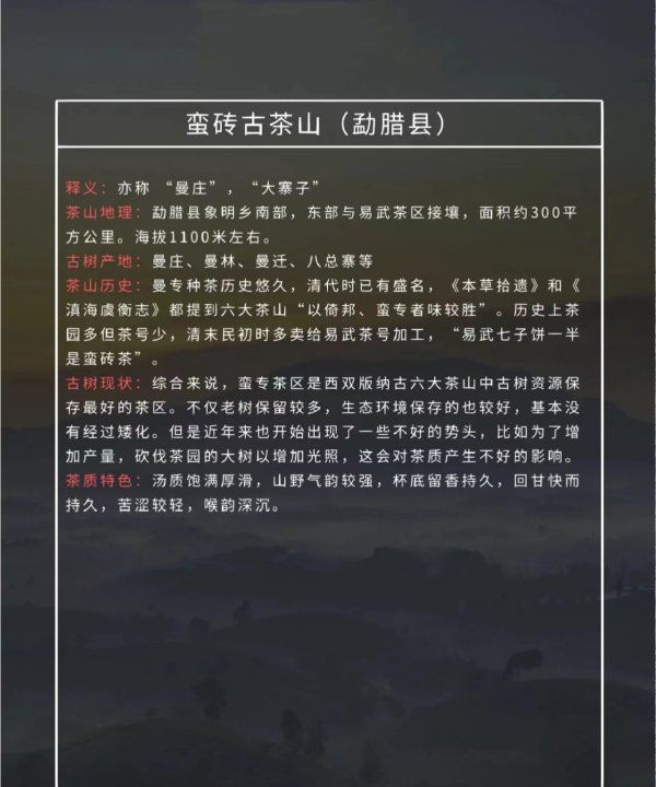 攸乐山出什么茶,勐库有什么好的普洱茶品牌图21