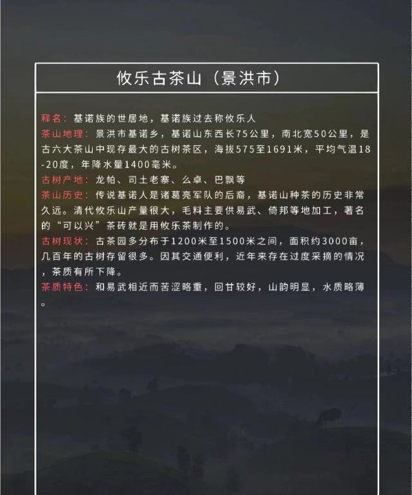 攸乐山出什么茶,勐库有什么好的普洱茶品牌图24