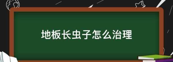 地板长虫子怎么治理,地板长虫子是什么虫子