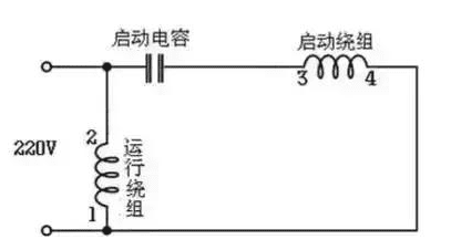 单相电机电容怎么接,单相电机电容怎么接线