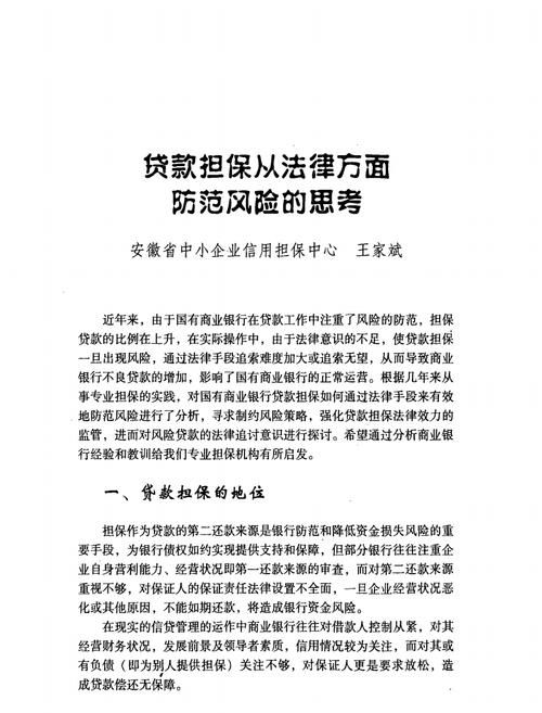 企业抵押担保法律风险有哪些,抵押贷款担保人有什么责任风险图2