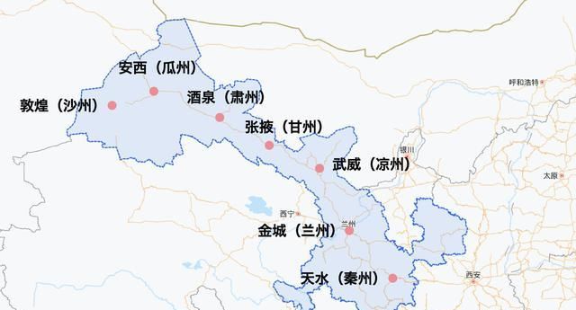 河西走廊位于什么以西的地方,河西走廊位于哪里以西的地方图4