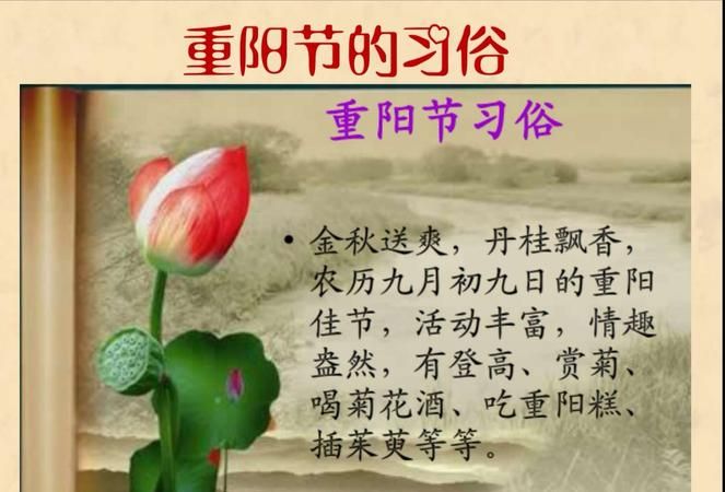 重阳节有哪些习俗,重阳节的风俗有哪些 传统图3