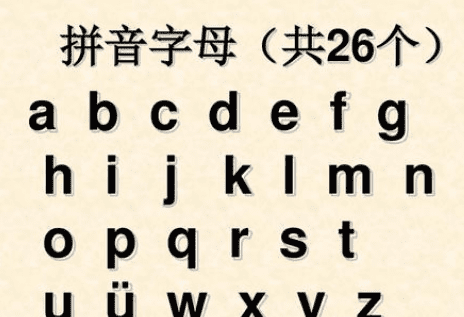 26个拼音字母表,26个拼音字母表