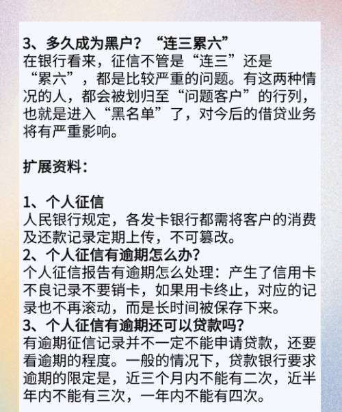 逾期多久上报征信,信用卡逾期几天会上征信图3