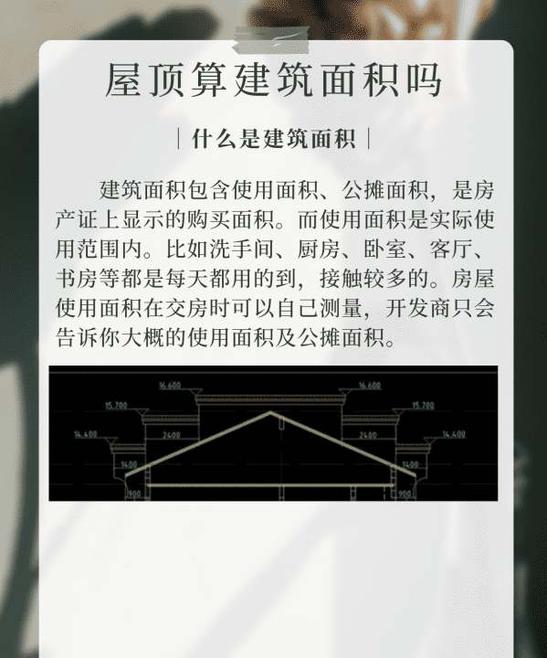 住宅屋面是公用面积吗？,屋顶算建筑面积图4