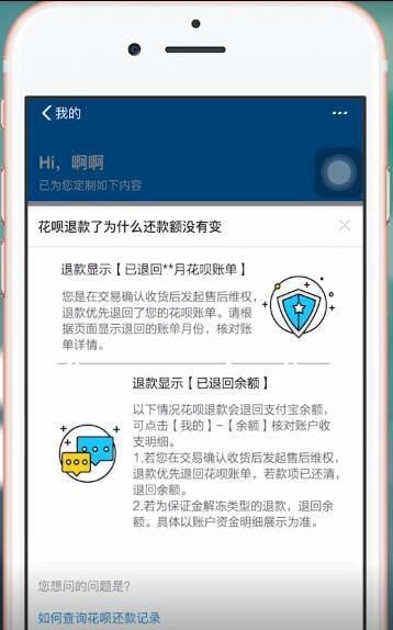 花呗退货后钱会退到哪,2306花呗退款退到哪里图1