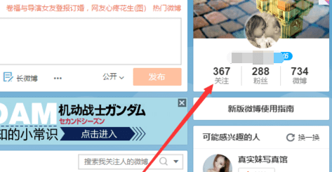 微博怎么设置悄悄关注,微博如何设置悄悄关注别人图2