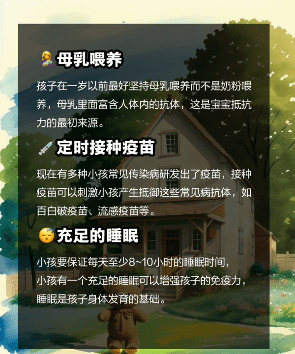 如何增加儿童免疫力,增强孩子免疫力最好的方法是什么图16